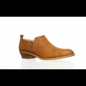 Franco Sarto Womens Rue Cognac Booties size 6